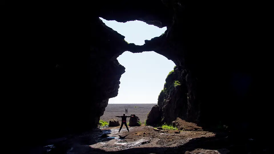 Yoda cave in Iceland