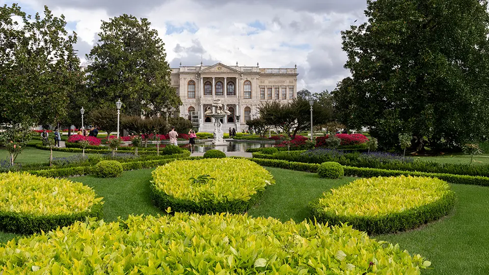 Dolmabahce Palace Istanbul and gardens