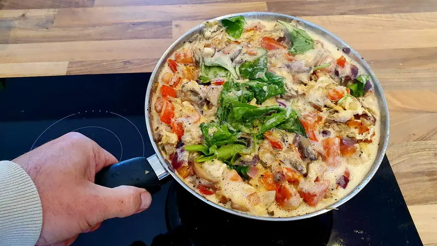 Frittata, a traditional Italian omelette