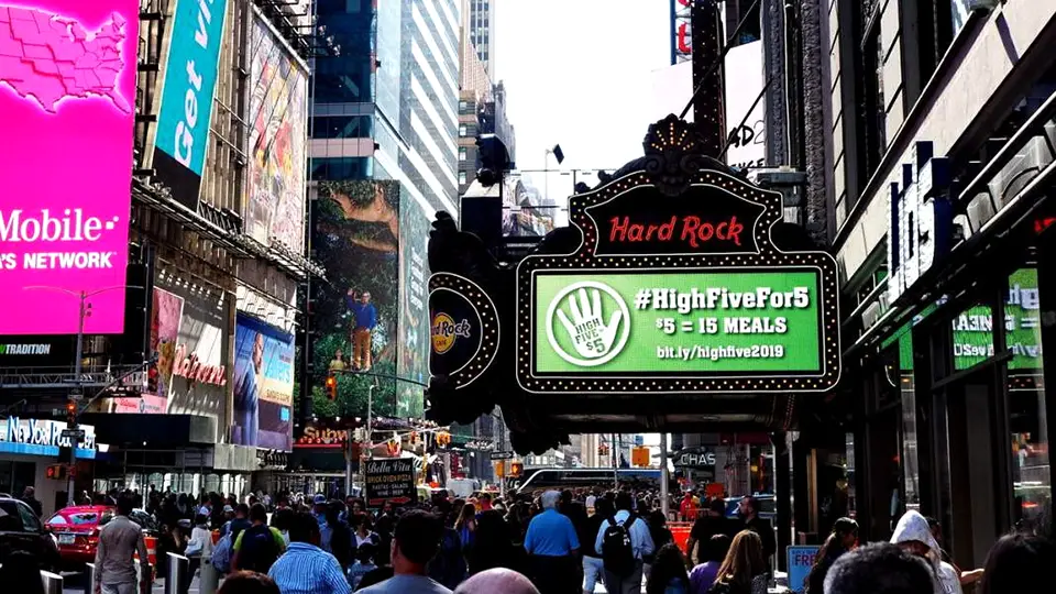 Time Square and Broadway in New York