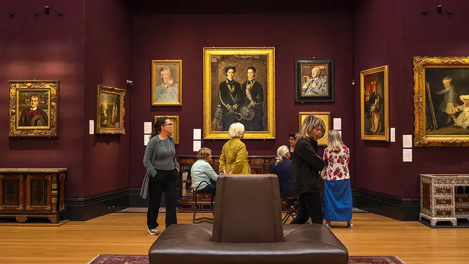 Fitzwilliam Museum in Cambridge. Painting collections.