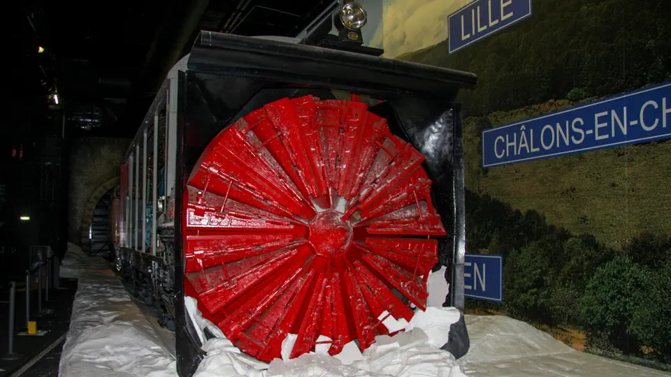 Cite du Train Museum in Mulhouse, France.