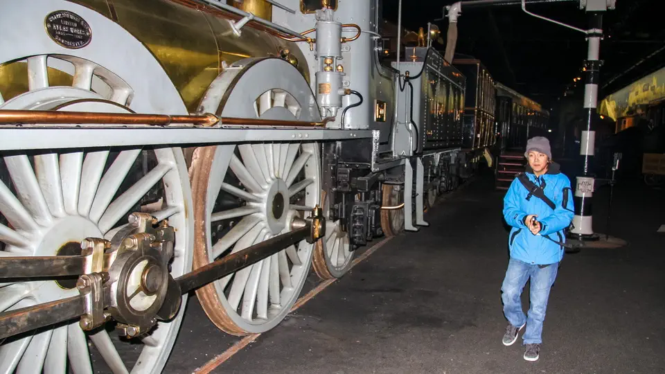 Cite du Train Museum in Mulhouse, France.