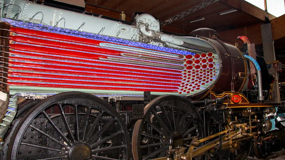 Cite du Train Museum in Mulhouse, France.