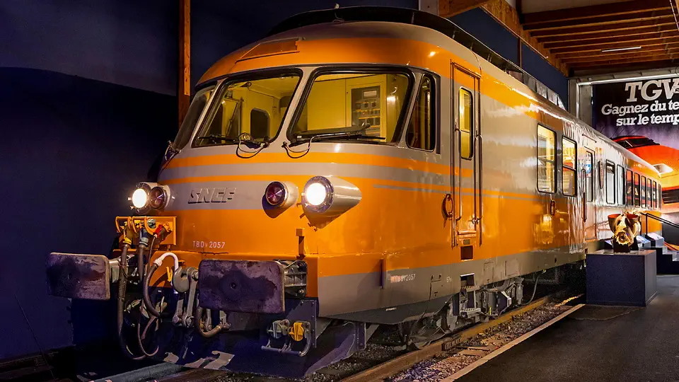 Cite du Train Museum in Mulhouse, France.