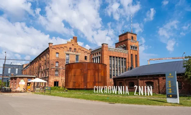 Sugar factory in Znin, an industrial attraction in Poland