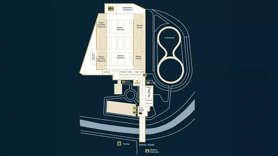 The Mulhouse Car Museum — Cité de l’Automobile Map