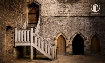 Chepstow Castle, a Norman fortress in Wales