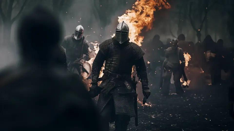 Warriors and knights AI.