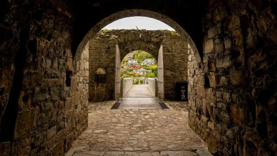 Harlech Castle in Wales.