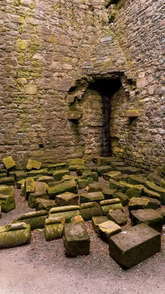 Harlech Castle in Wales.