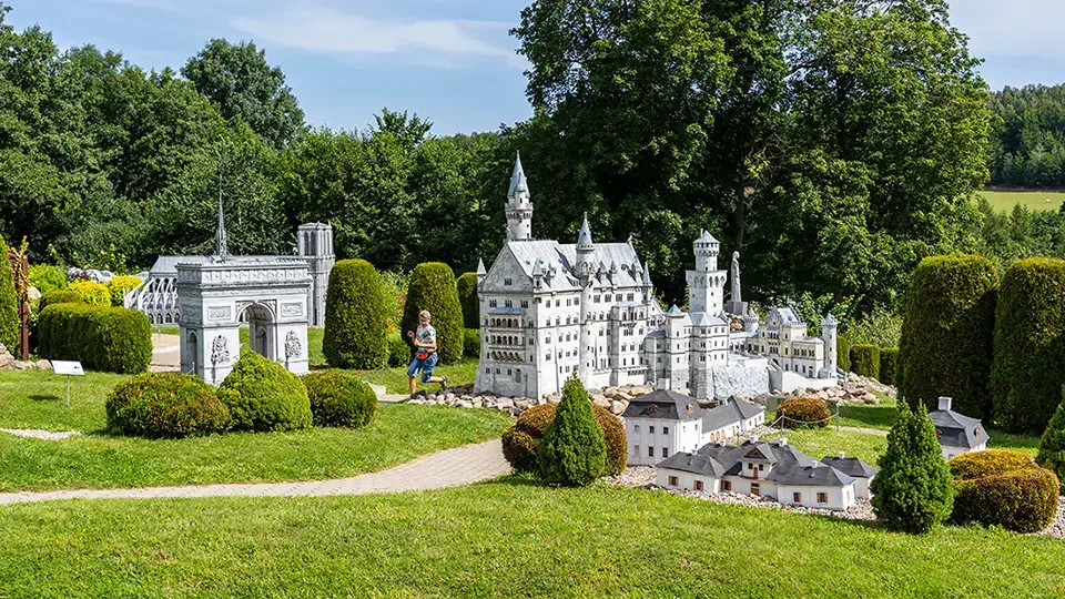 Kashubian Miniature Park in Poland.