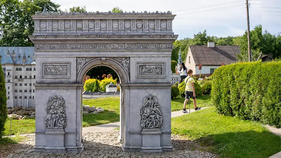 Kashubian Miniature Park in Poland.