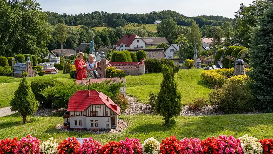 Kashubian Miniature Park in Poland.