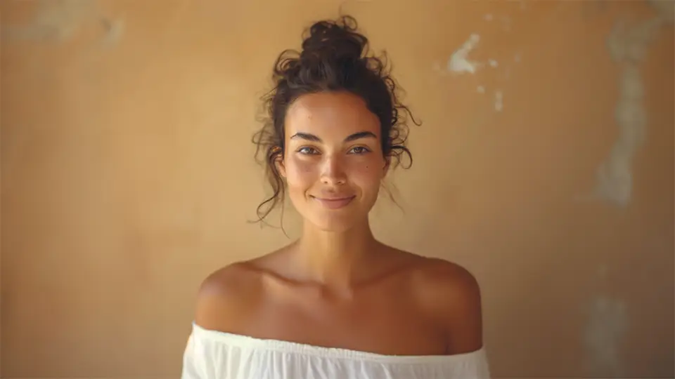 Woman, girl in Spain AI.
