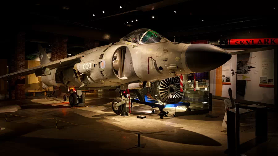 Vertical take-off fighter.