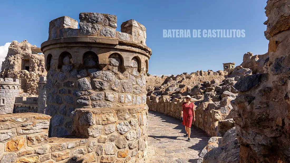 Bateria de Castillitos fortifications on the Costa Calida