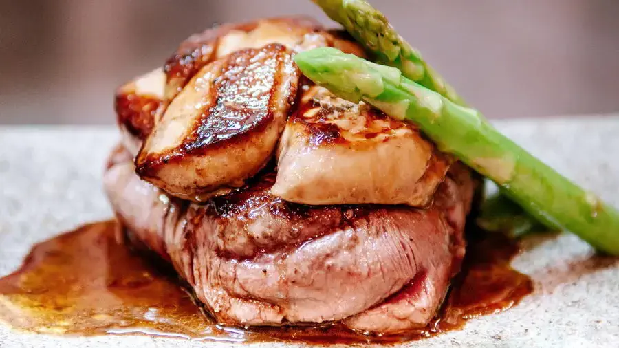 Food, meat on the table.