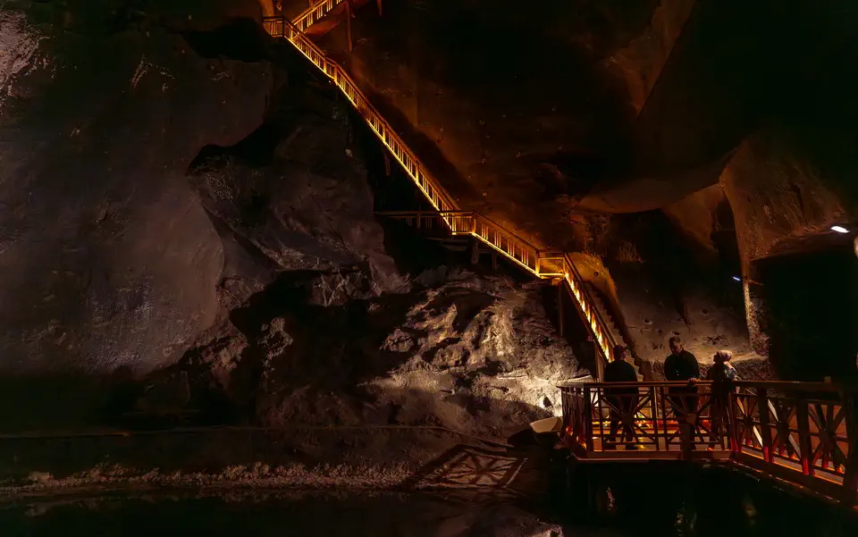 Wieliczka Salt Mine in Poland.