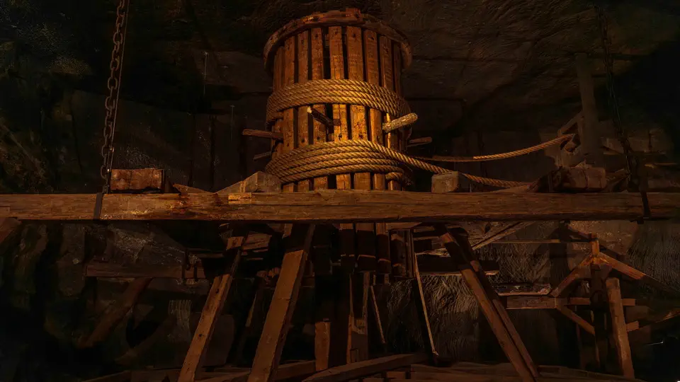 Wieliczka Salt Mine in Poland.