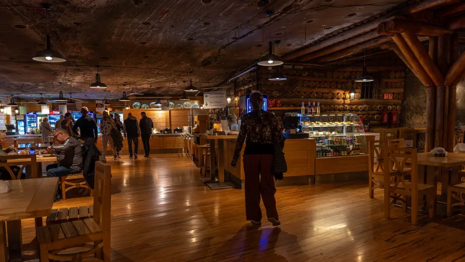 Wieliczka Salt Mine in Poland.