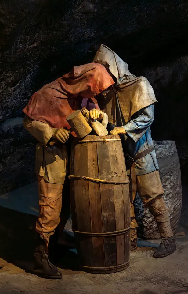 Wieliczka Salt Mine in Poland.