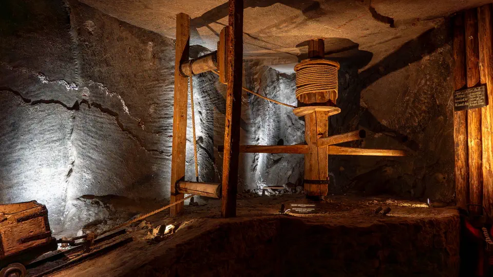 Wieliczka Salt Mine in Poland.
