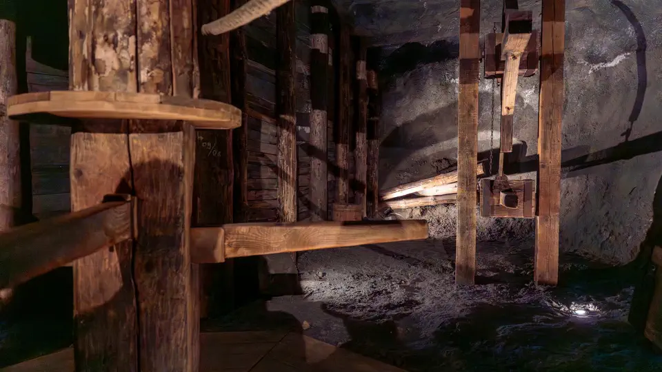Wieliczka Salt Mine in Poland.