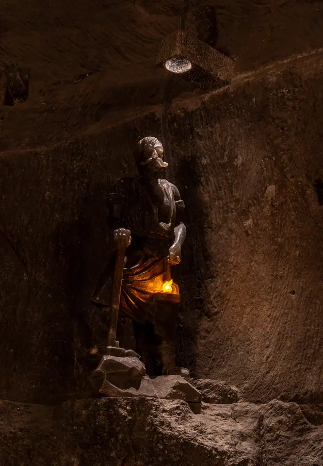 Wieliczka Salt Mine in Poland.