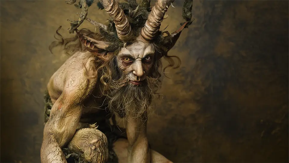 Krampus Christmas Demon.