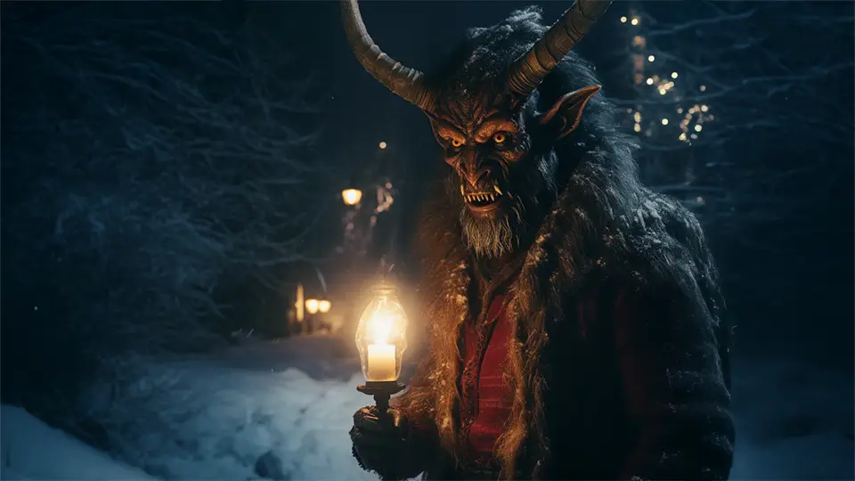 Krampus Christmas Demon.