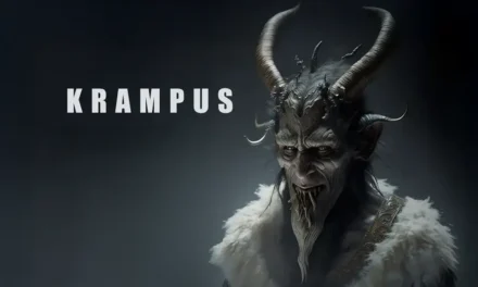 Krampus, the demon of Christmas, the opposite of Santa Claus