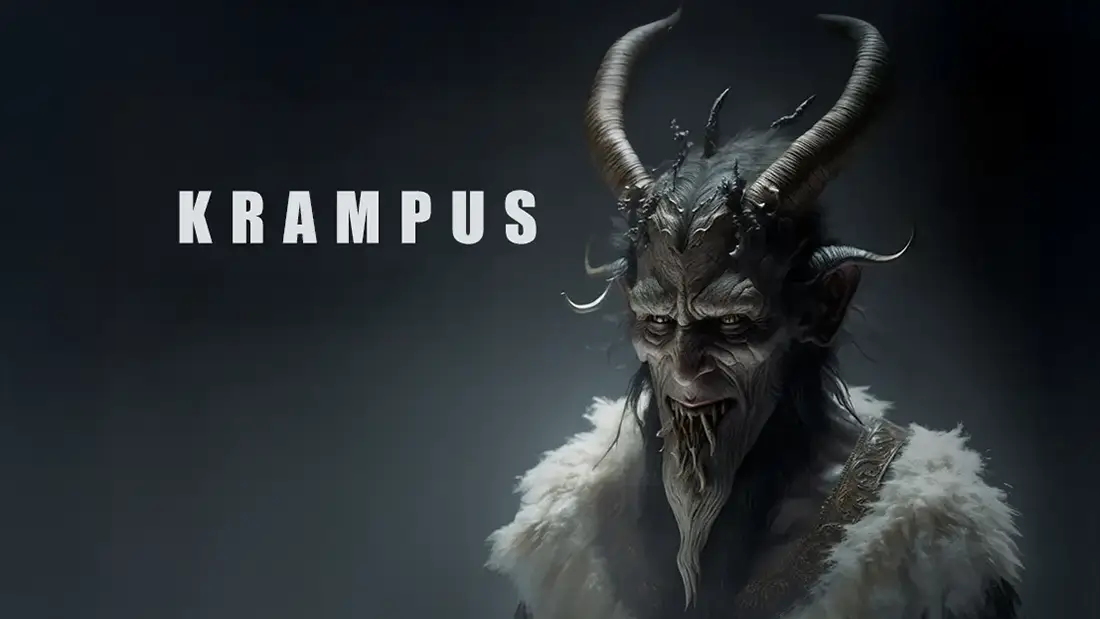 Krampus, the demon of Christmas, the opposite of Santa Claus