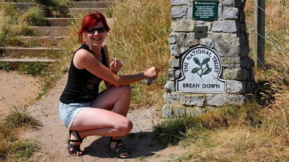 Brean Down National Trust, England.