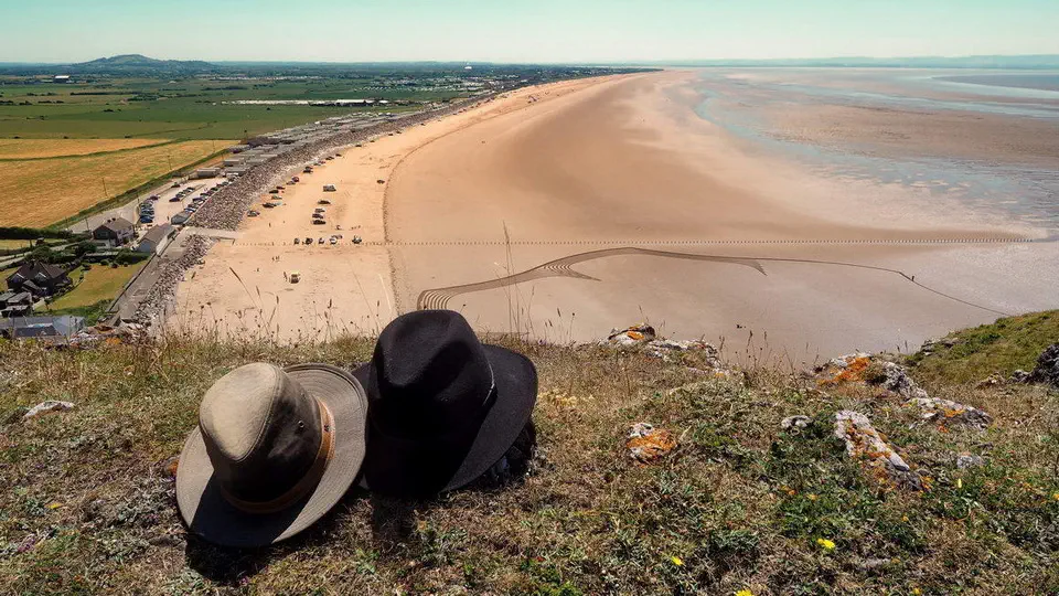 Brean Down National Trust, England.