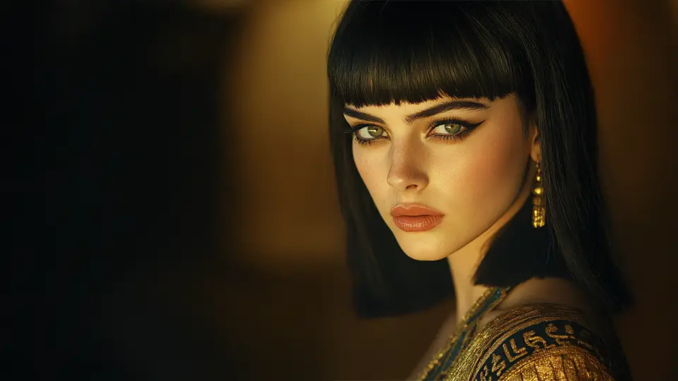 Cleopatra Quinn of Egipt AI.