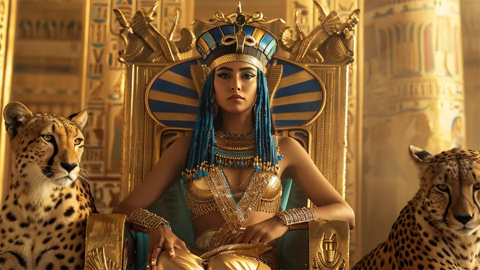 Cleopatra Quinn of Egipt AI.