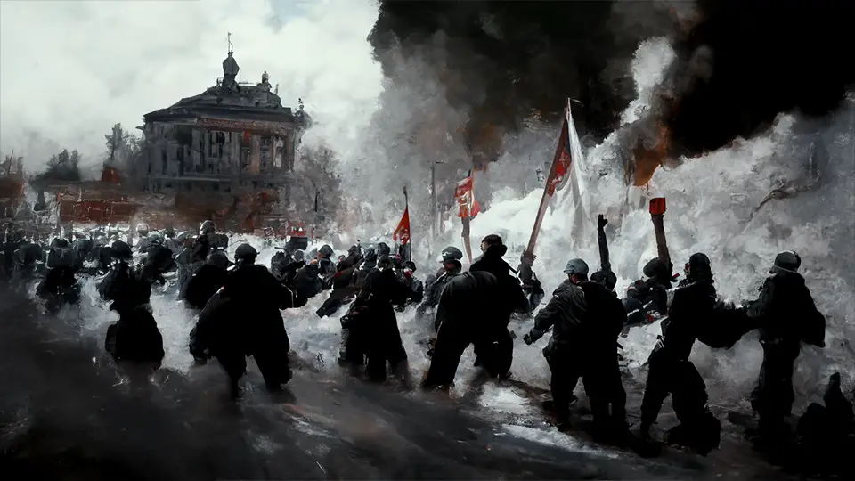 Fascists, Nazis during World War II AI.