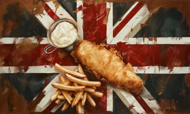 Fish and Chips, a popular British national dish