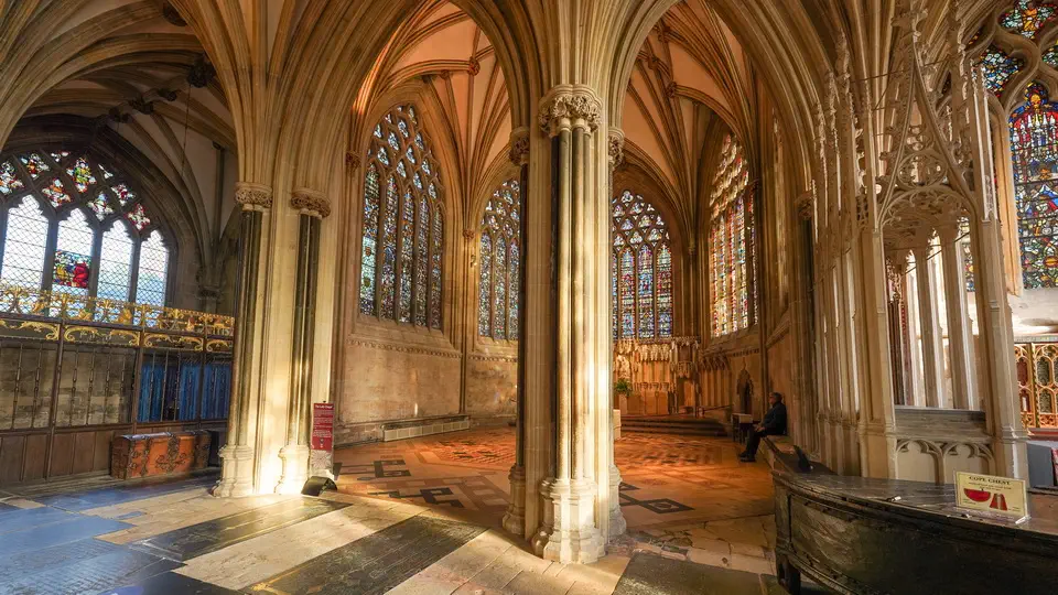 Wells Cathedral in England.