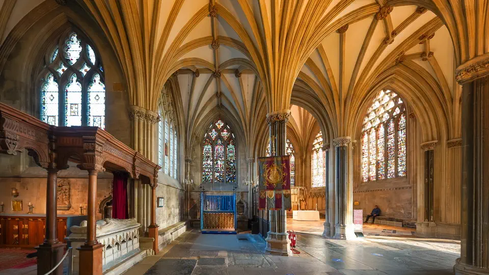 Wells Cathedral in England.