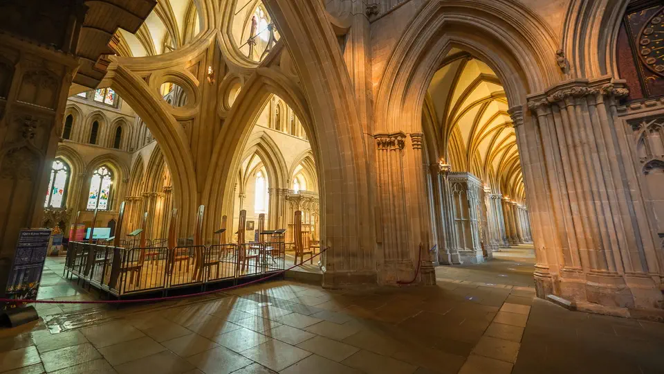 Wells Cathedral in England.