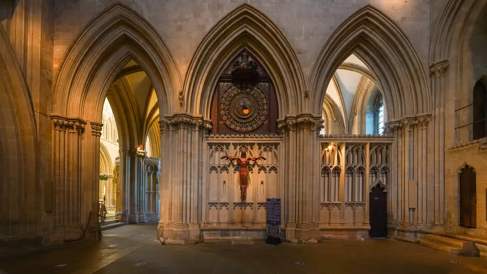 Wells Cathedral in England.