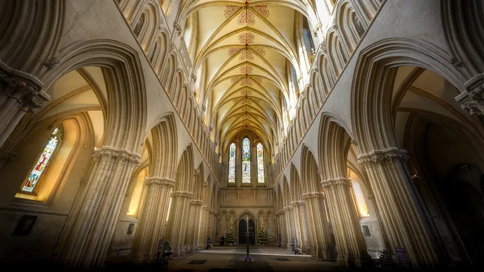 Wells Cathedral in England.
