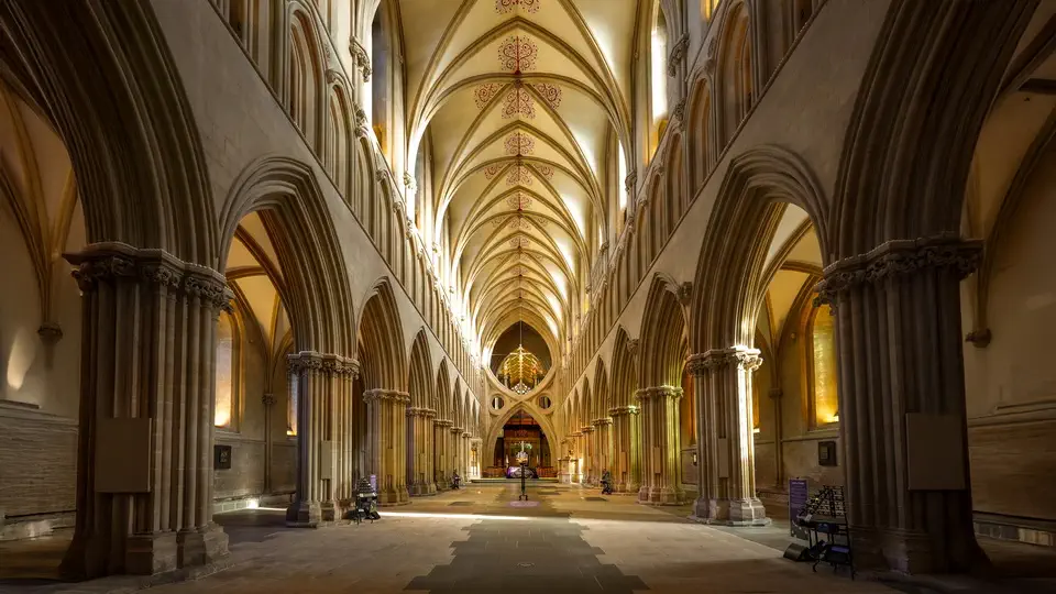 Wells Cathedral in England.