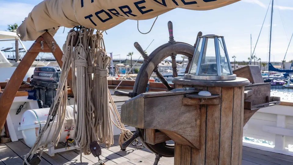 The sailing ship Pascual Flores from Torrevieja.
