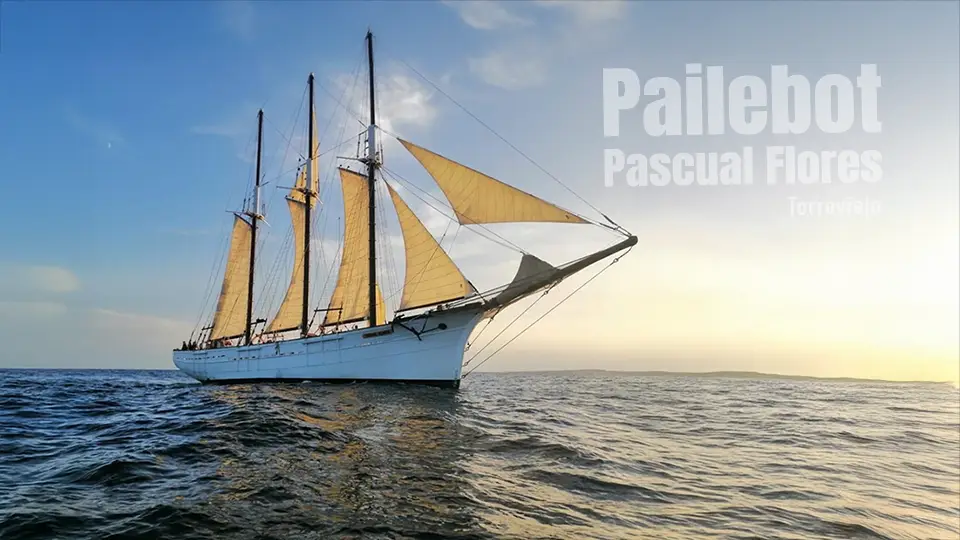 The sailing ship Pascual Flores from Torrevieja.