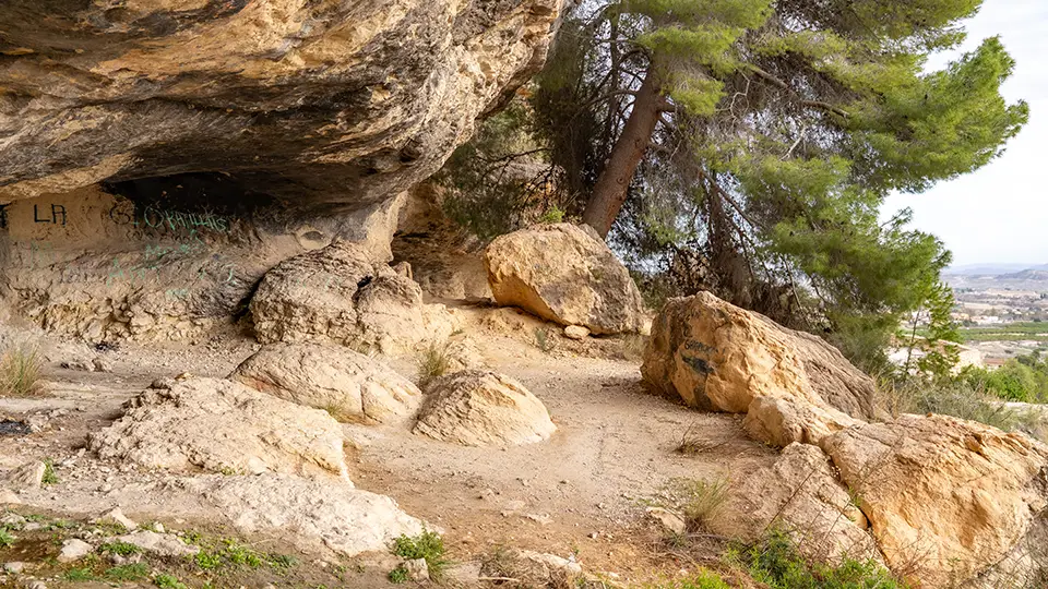 Roman Sanctuary of Cueva Negra de Fortuna near Murcia.