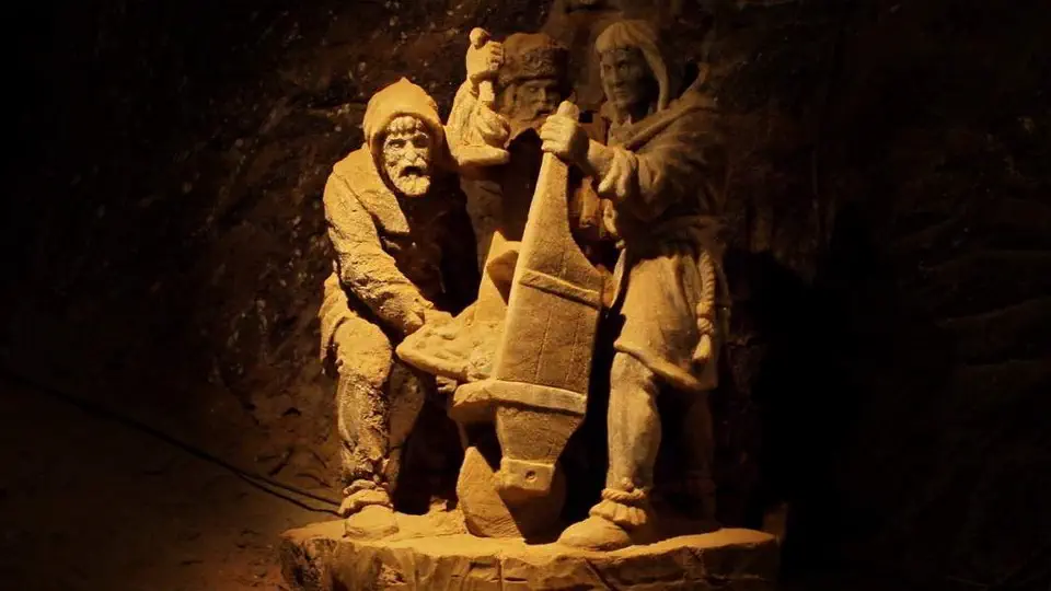 Salt Mine Bochnia in Poland.