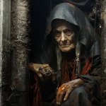 Baba Yaga, a dark figure from Slavic folklore